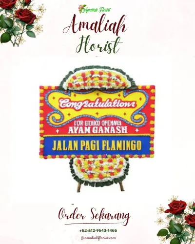 Bunga Papan Congratulation di Pekiringanalit